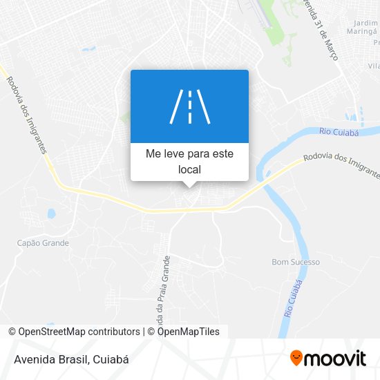 Avenida Brasil mapa