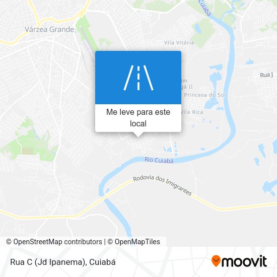 Rua C (Jd Ipanema) mapa