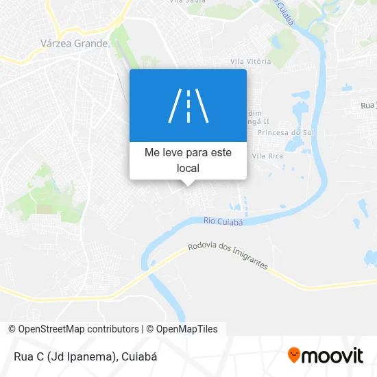 Rua C (Jd Ipanema) mapa