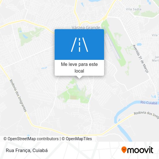 Rua França mapa