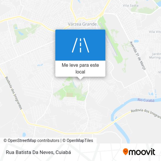 Rua Batista Da Neves mapa
