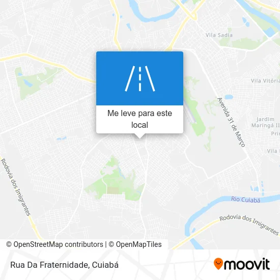 Rua Da Fraternidade mapa