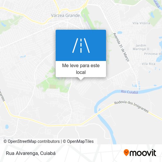 Rua Alvarenga mapa
