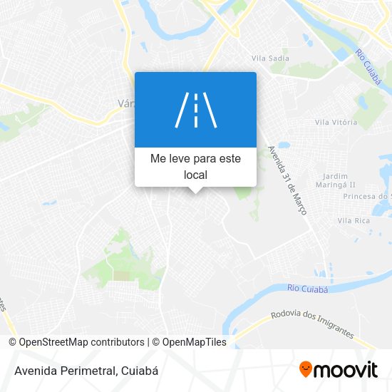 Avenida Perimetral mapa