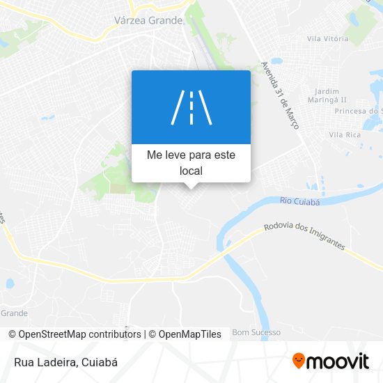 Rua Ladeira mapa