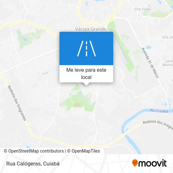 Rua Calógeras mapa
