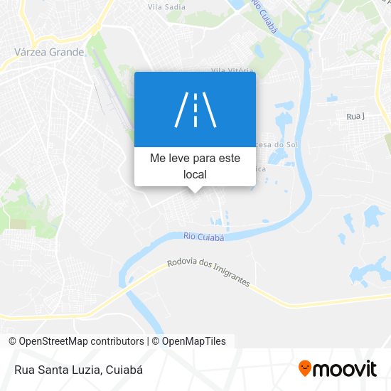 Rua Santa Luzia mapa