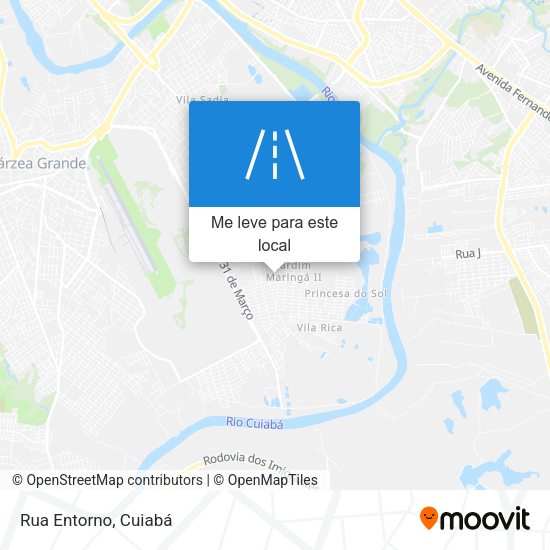 Rua Entorno mapa
