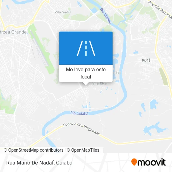 Rua Mario De Nadaf mapa