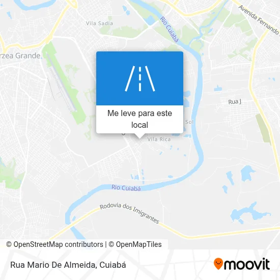 Rua Mario De Almeida mapa