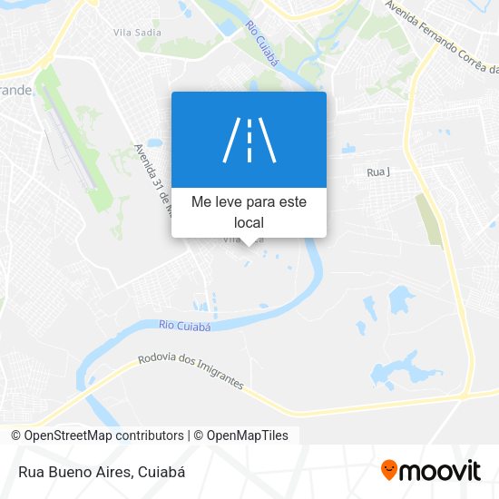 Rua Bueno Aires mapa