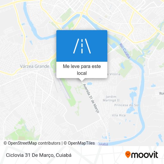 Ciclovia 31 De Março mapa