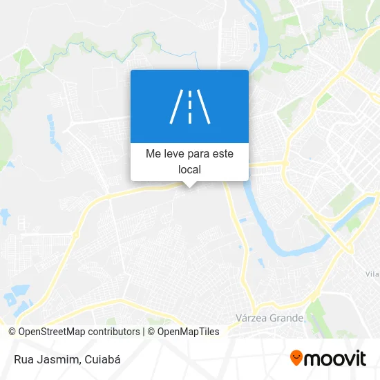 Rua Jasmim mapa