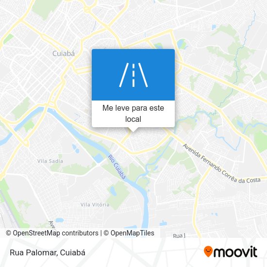 Rua Palomar mapa
