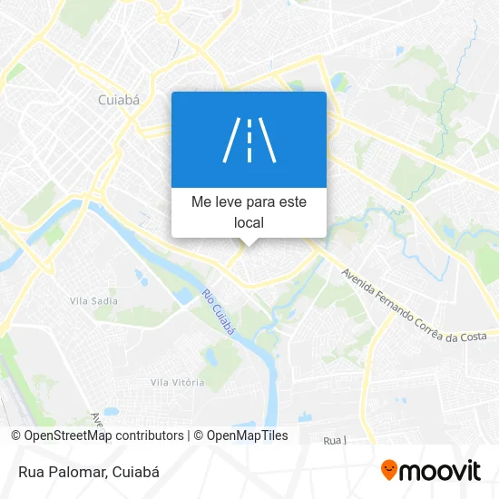 Rua Palomar mapa