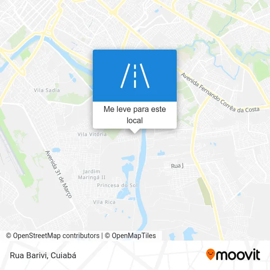 Rua Barivi mapa
