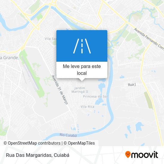 Rua Das Margaridas mapa