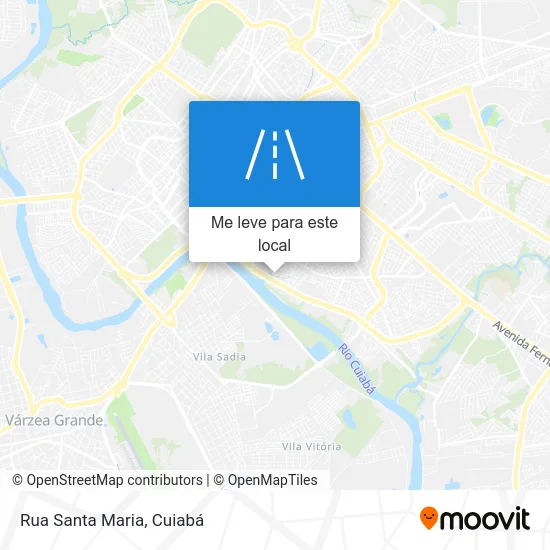 Rua Santa Maria mapa