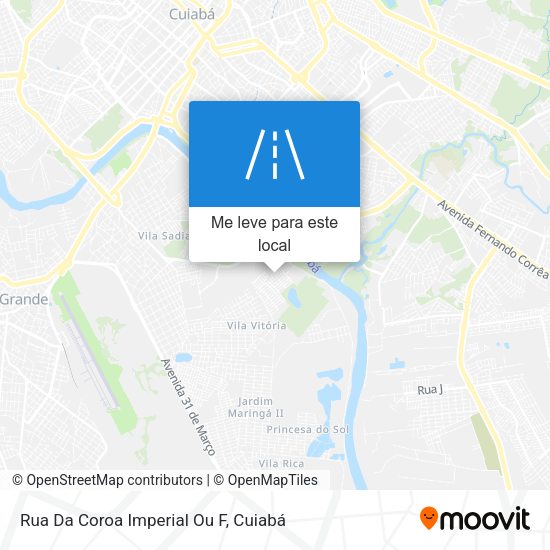 Rua Da Coroa Imperial Ou F mapa