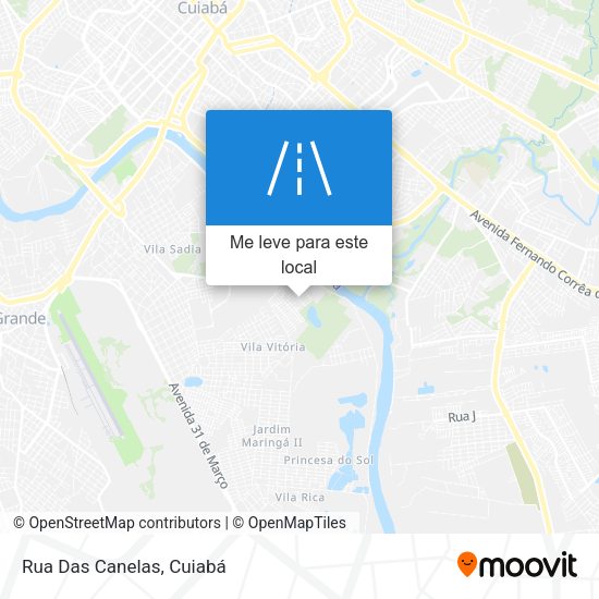 Rua Das Canelas mapa