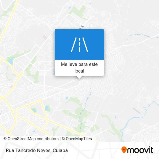 Rua Tancredo Neves mapa