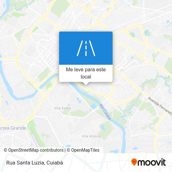Rua Santa Luzia mapa