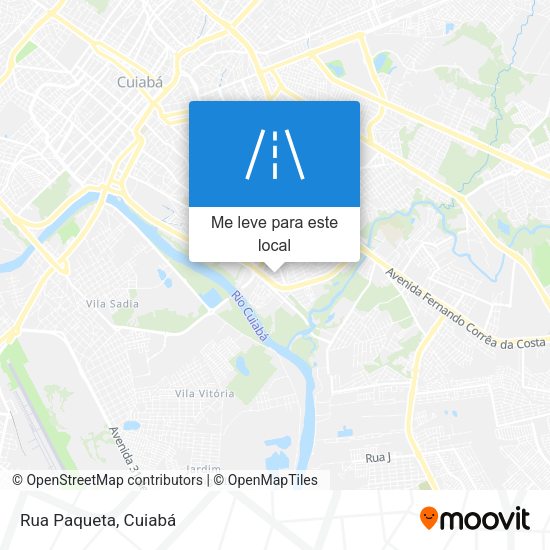 Rua Paqueta mapa