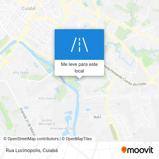 Rua Lucinopolis mapa