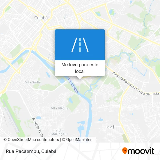 Rua Pacaembu mapa