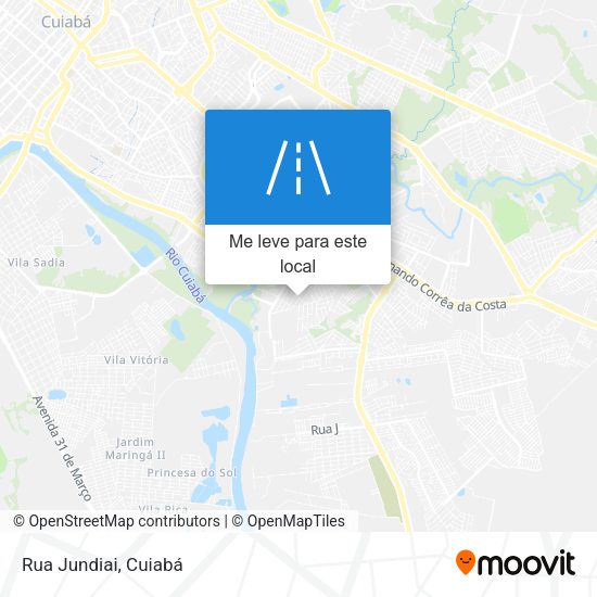 Rua Jundiai mapa