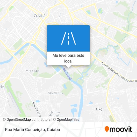 Rua Maria Conceição mapa