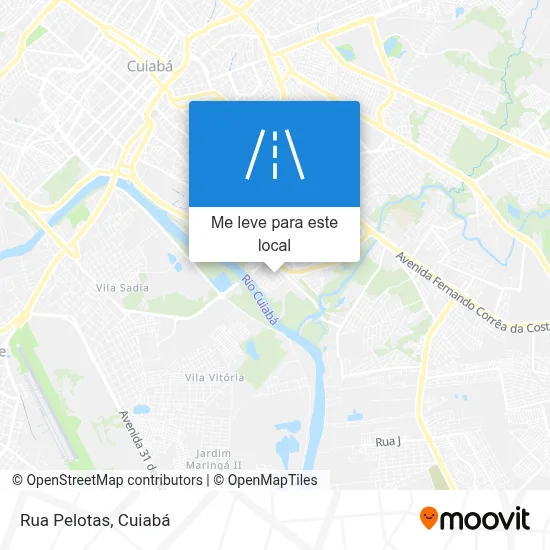 Rua Pelotas mapa