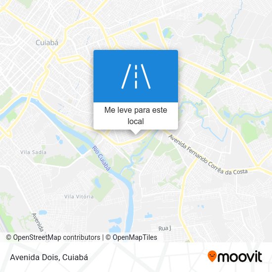 Avenida Dois mapa