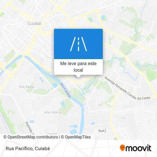 Rua Pacífico mapa