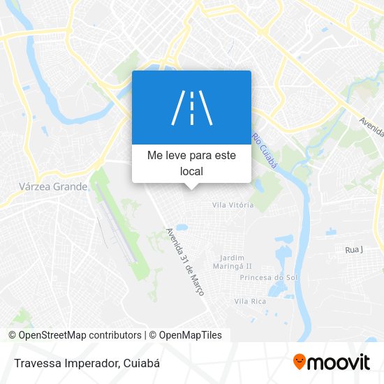 Travessa Imperador mapa