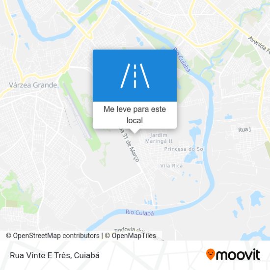 Rua Vinte E Três mapa