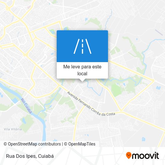 Rua Dos Ipes mapa