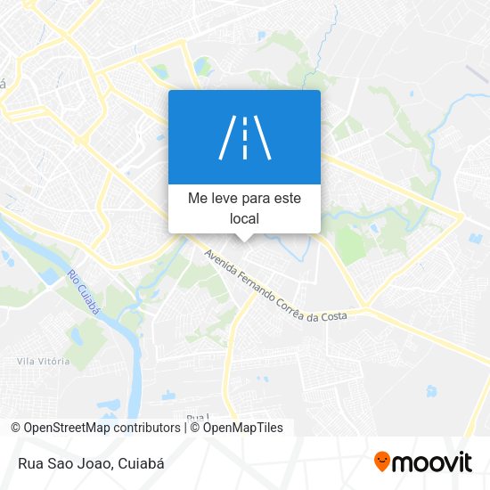 Rua Sao Joao mapa