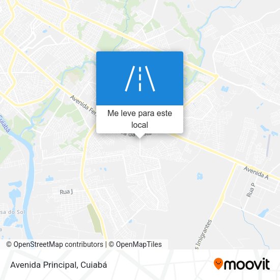 Avenida Principal mapa