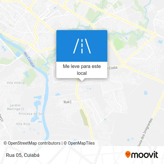 Rua 05 mapa