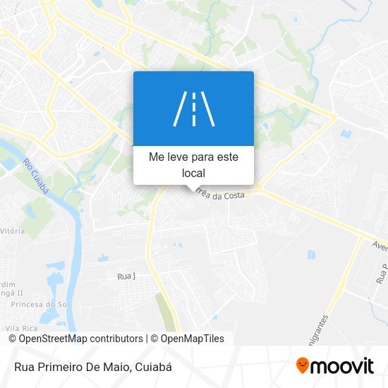 Rua Primeiro De Maio mapa