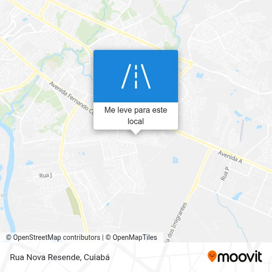 Rua Nova Resende mapa