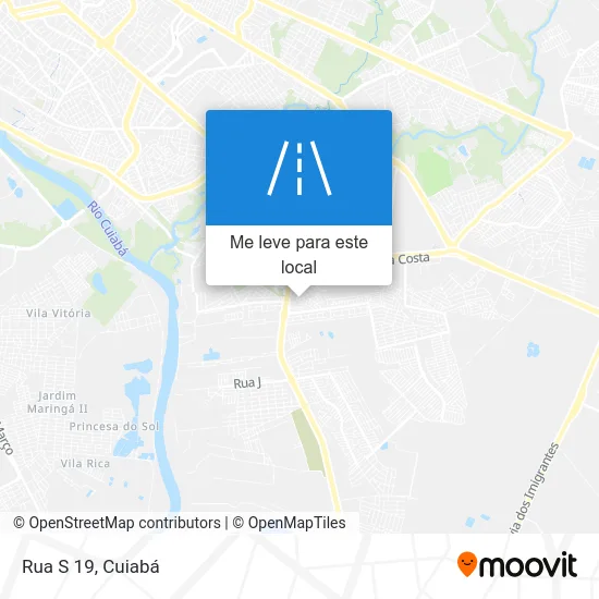 Rua S 19 mapa