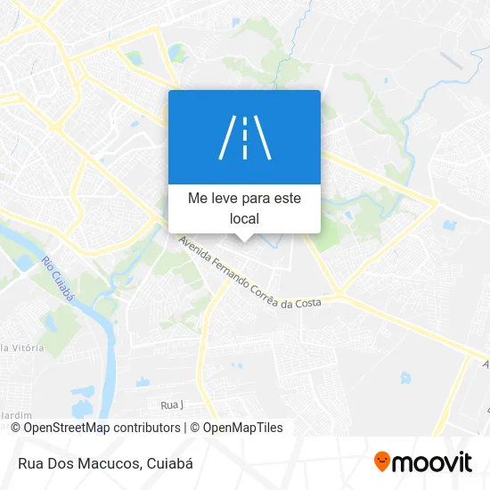 Rua Dos Macucos mapa