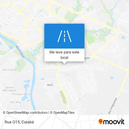 Rua O15 mapa
