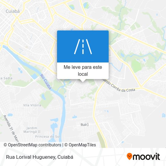 Rua Lorival Hugueney mapa
