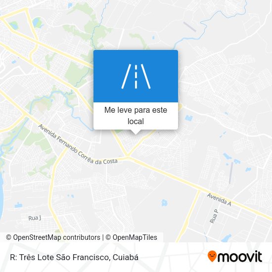 R: Três Lote São Francisco mapa