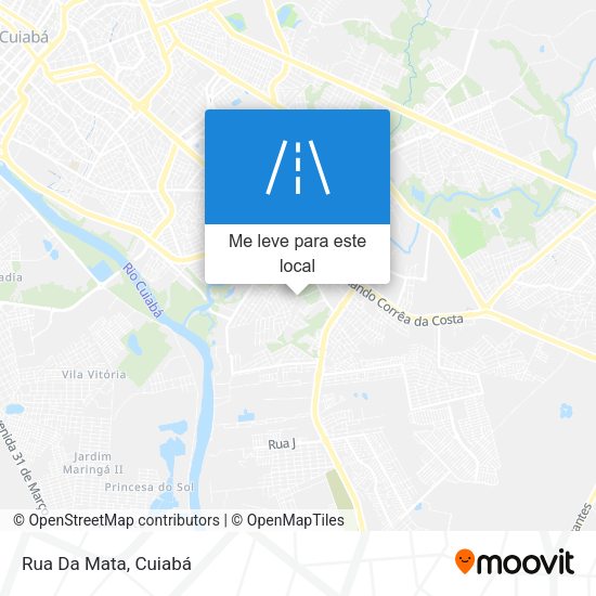 Rua Da Mata mapa