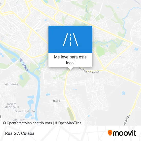 Rua G7 mapa