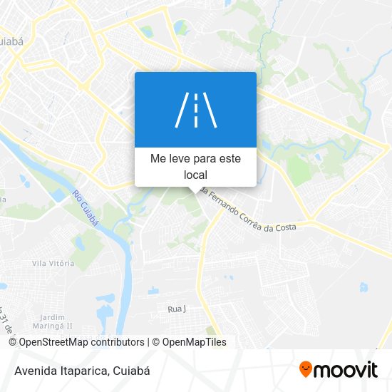 Avenida Itaparica mapa